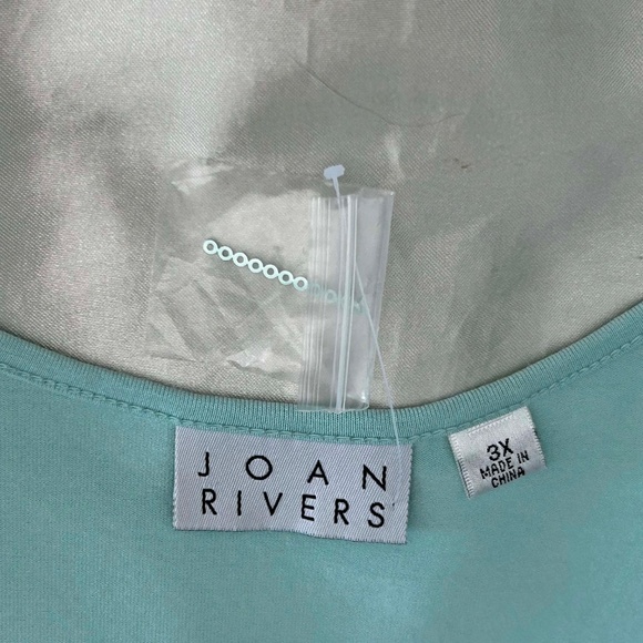 CARDIGAN, BOYFRIEND, MINT, SZ 3X, SEQUIN DETAILS, JERSEY KNIT, LONG SLEEVES, JOA - Picture 13 of 13